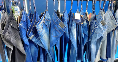 Indigo blue denim jeans have become a staple in the fashion industry